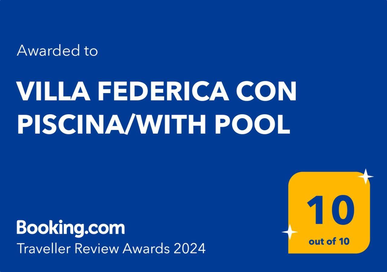 Villa Federica Con Piscina/With Pool Santa Maria Del Focallo Extérieur photo